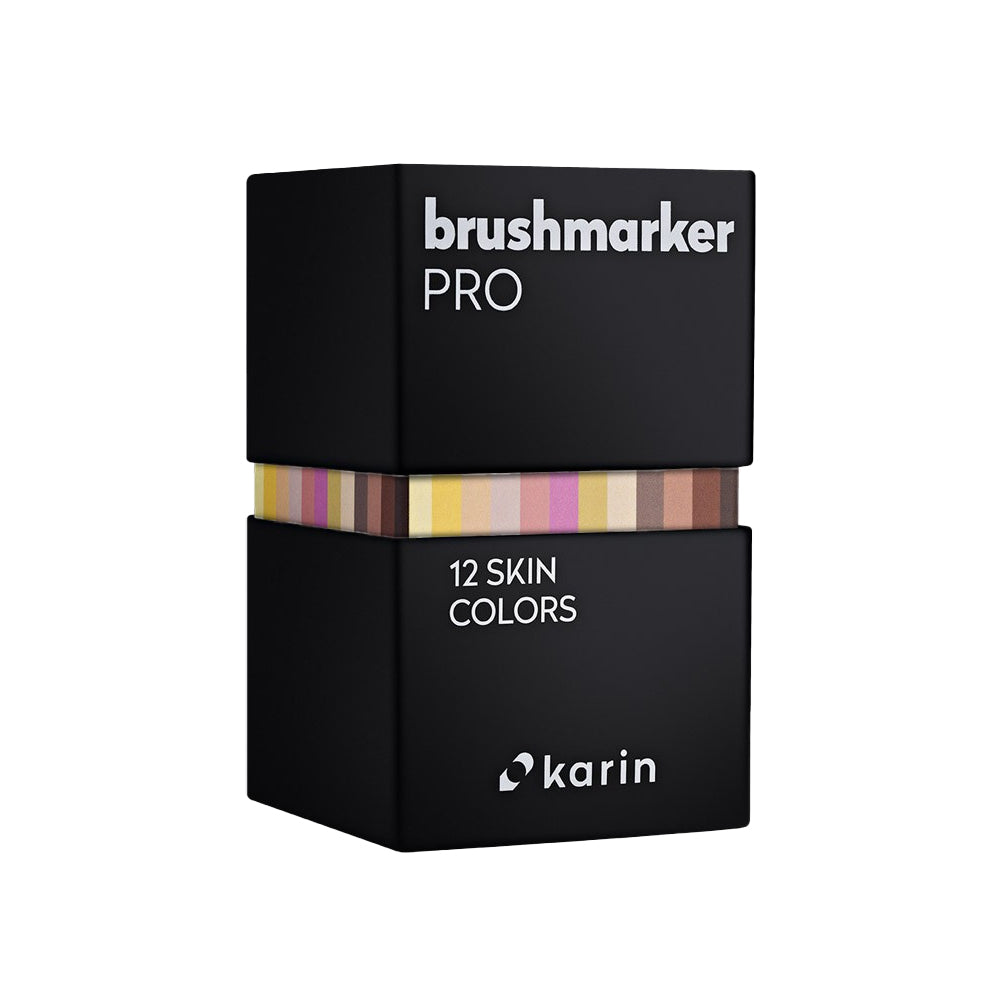 Karin Brushmarker PRO Markers Set | 12 Skin Colours