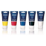 Lefranc Bourgeois Fine Acrylic Paint Set, 5x80 ml