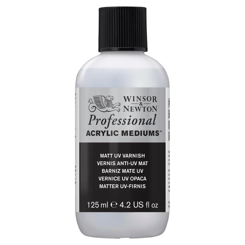 Winsor & Newton Professional Acrylic Matt UV Varnish, 125 ml