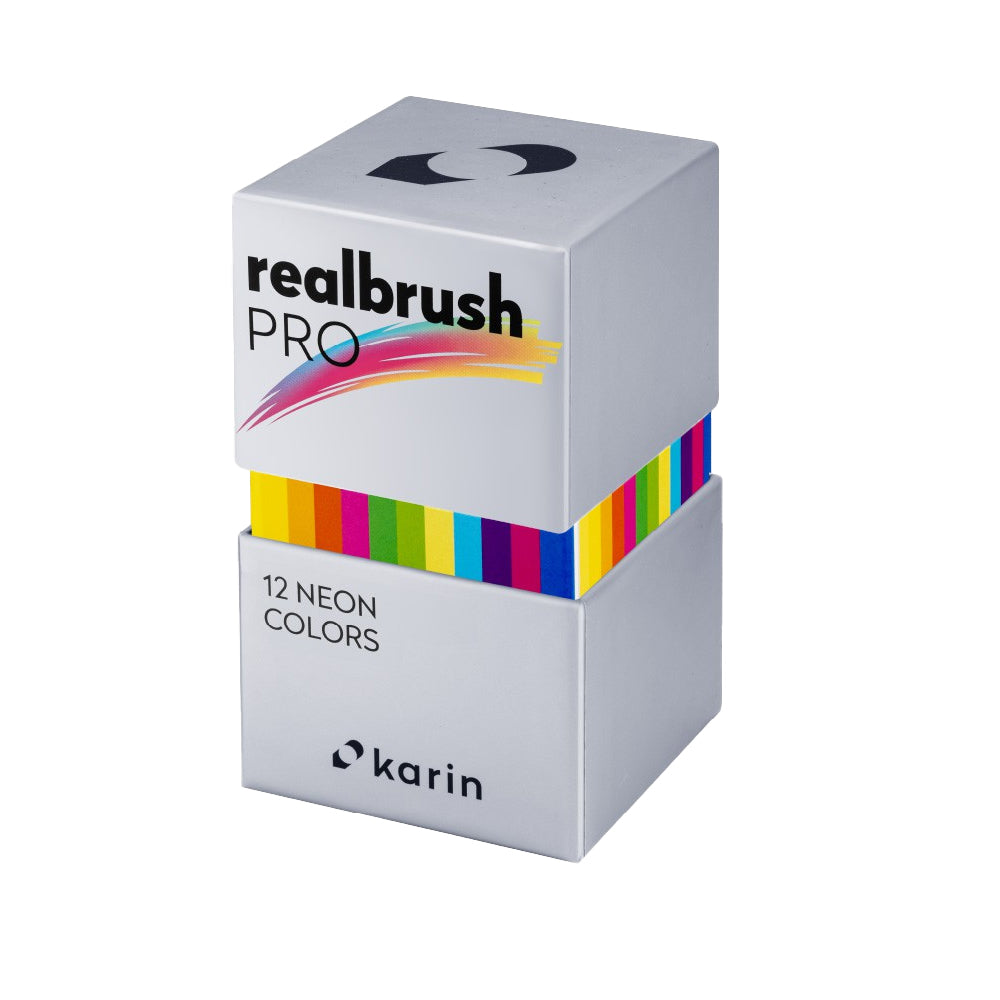 Karin Realbrush PRO Neon Markers Set | 12 colors