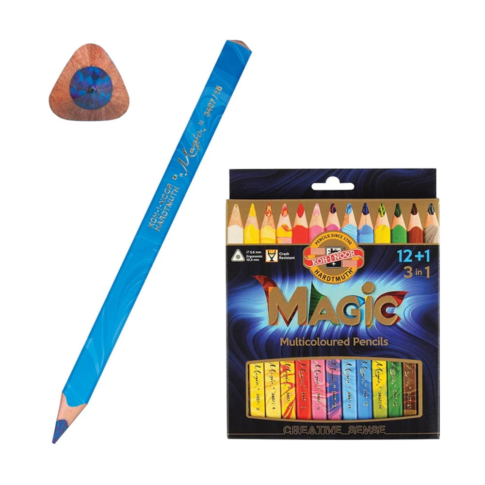 Koh-I-Noor Magic Multicoloured Pencils Set, 13 pcs.