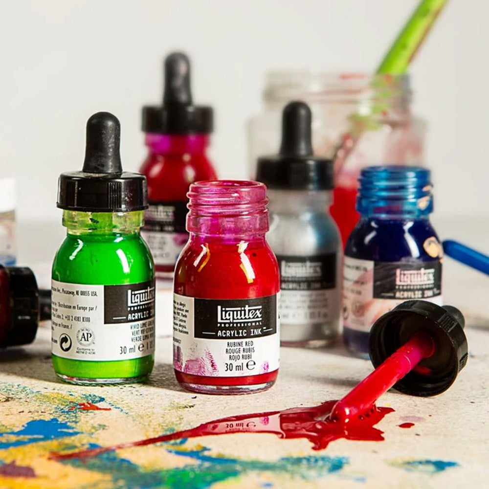 Liquitex Professional Acrylic Ink Essentials Set, 3x30 ml