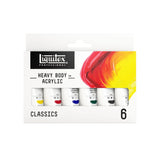 Liquitex Heavy Body Acrylic Paint Set, 6x22 ml