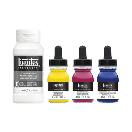 Liquitex Professional Acrylic Ink - Pouring Technique Set, Primary Colors