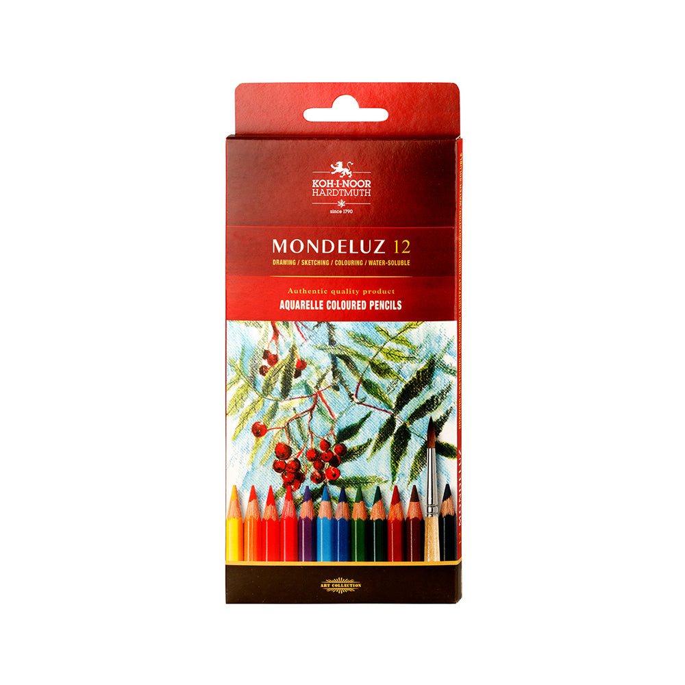 Koh-I-Noor Set of Aquarelle Coloured Pencils, 12 pcs.