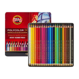 Koh-I-Noor Polycolor Coloured Pencils Set, 24 pcs.