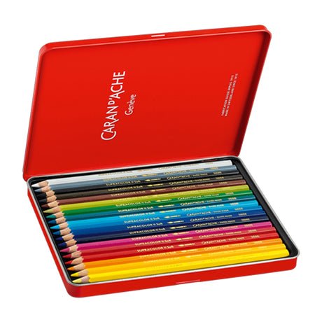 Caran d'Ache SUPRACOLOR™ Aquarelle Colored Pencils Set of 18