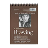 Strathmore Drawing Medium 400 Series Paper Wire Bound Pad, 130 gsm, 24 sheets