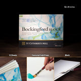 Bockingford Watercolour Paper Block, 12 Sheets, 300 gsm