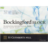 Bockingford Watercolour Paper Block, 12 Sheets, 300 gsm