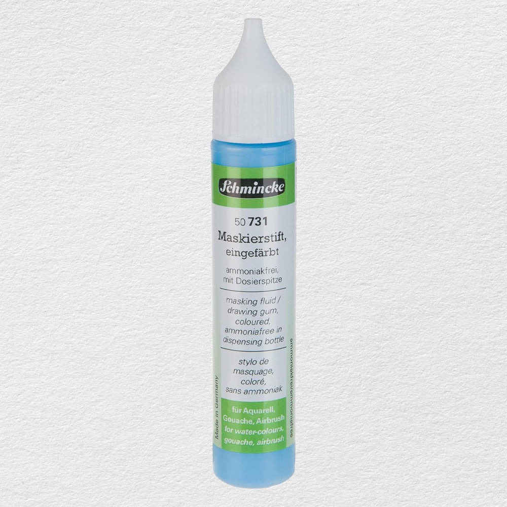 Schmincke Masking Liquid for Watercolour, Blue Colour, 25 ml