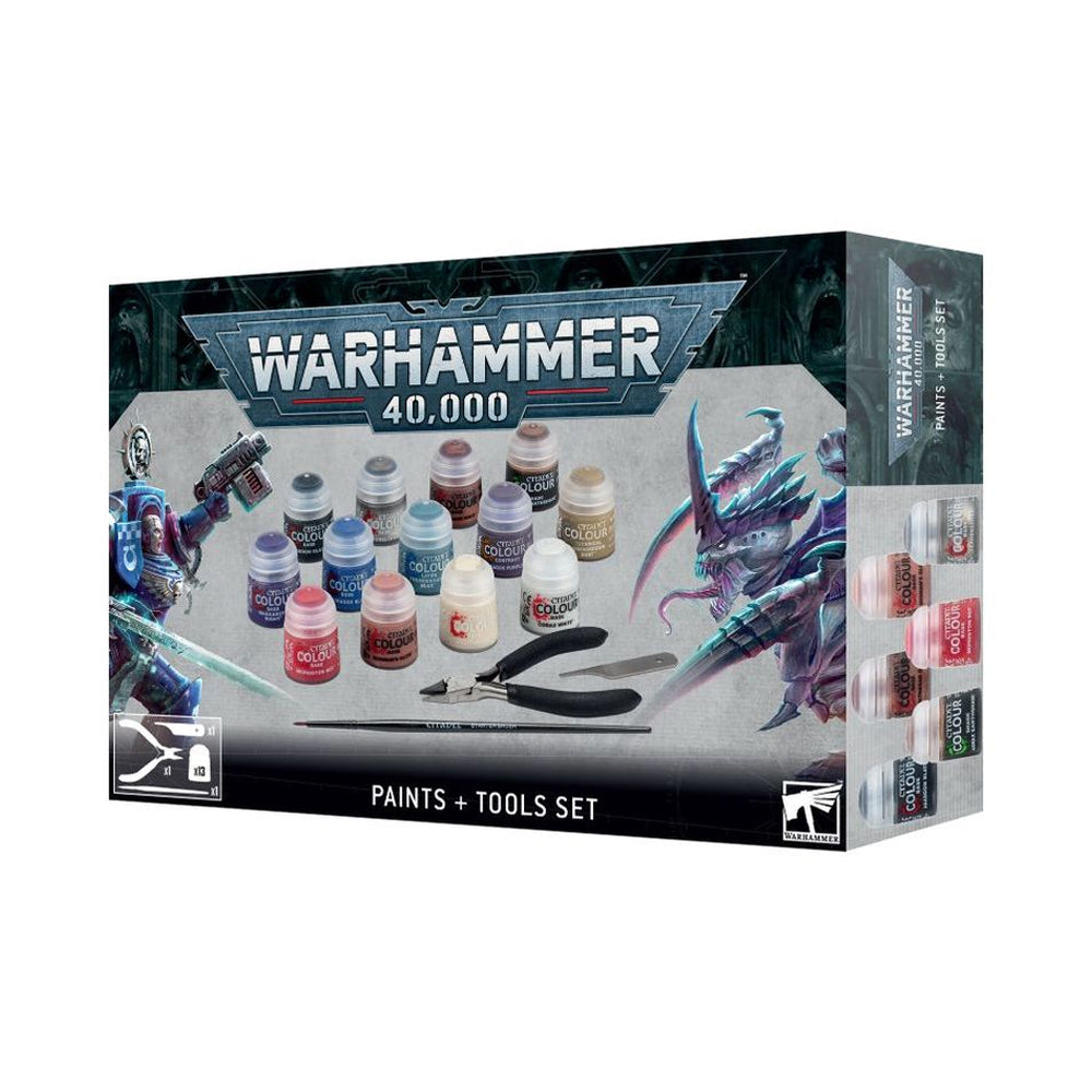 Warhammer 40,000 Paints + Tools Set