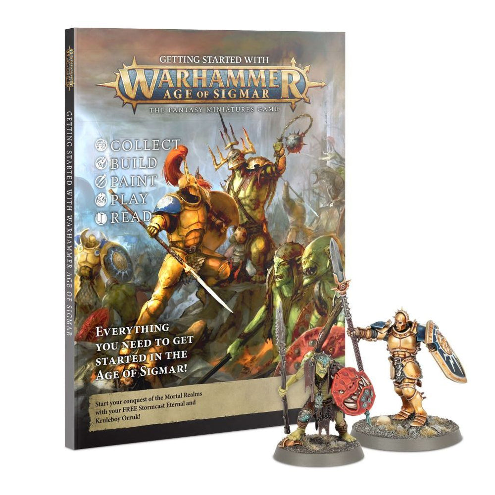 Warhammer Age of Sigmar: Getting Started Magazine + 2 Miniatures