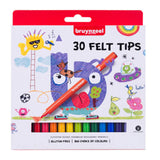 Bruynzeel Felt Tip Set, 30 colours