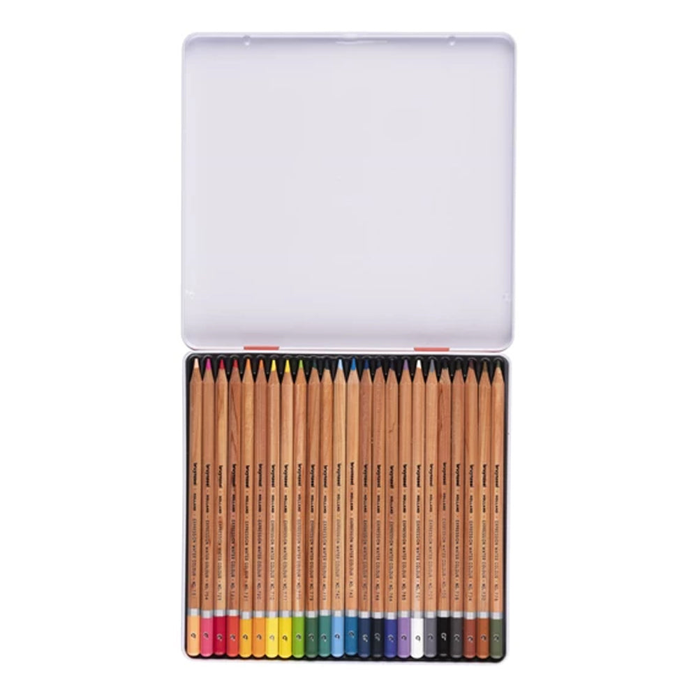 Bruynzeel Expression Watercolour Pencil Tin, 24 pcs.