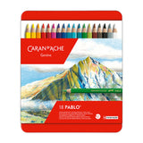 Caran d'Ache PABLO Colored Pencils Set of 18