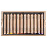 Caran d'Ache LUMINANCE Colored Pencils Set of 100 in a Wooden Box + 2 Blenders