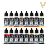 Vallejo Model Color Face & Skin Tones Acrylic Paint Set, 16x18 ml