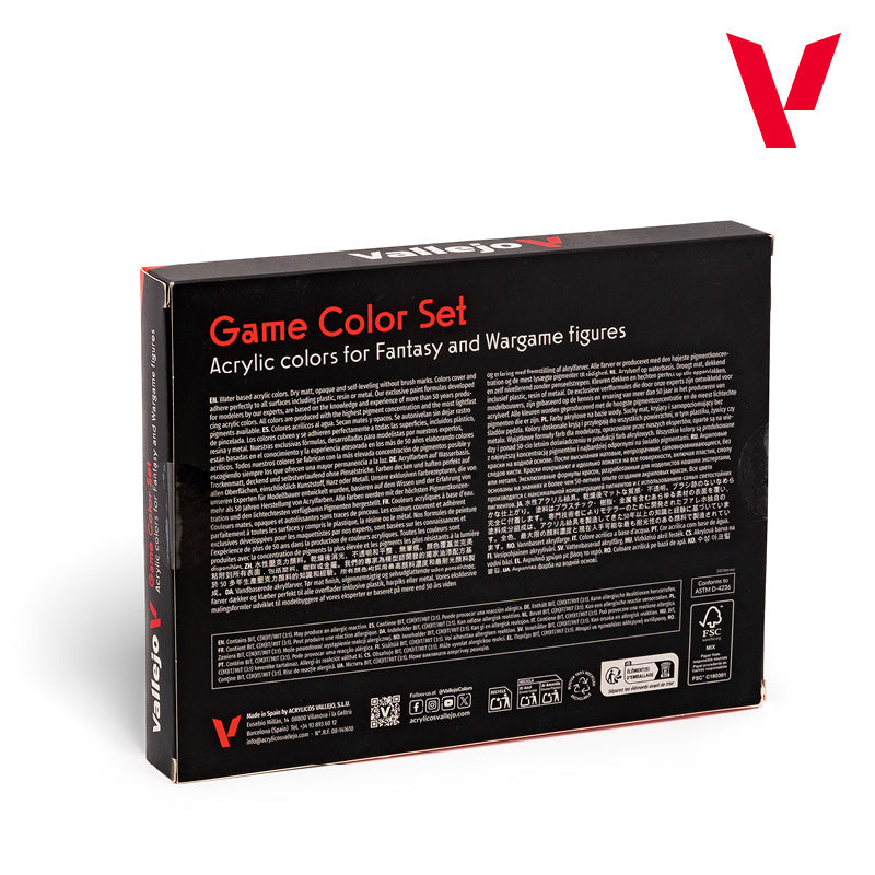 Vallejo Game Color Leather and Metal Set, 16x18 ml