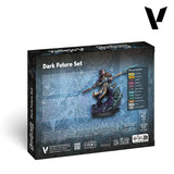 Vallejo Color Dark Future Paint Set, 12x18 ml + 1 miniature