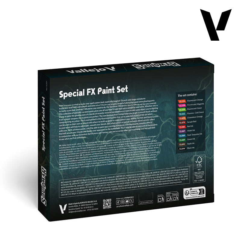 Vallejo Fantasy Paint Set, 12x18 ml + 1 miniature