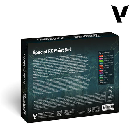 Vallejo Fantasy Paint Set, 12x18 ml + 1 miniature
