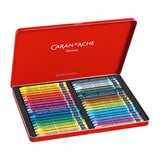 Caran d'Ache NEOCOLOR Water-Soluble Wax Oil Pastels Set of 40