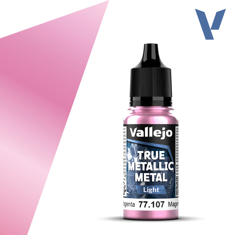 Vallejo True Metallic Metal Acrylic Paint - Light