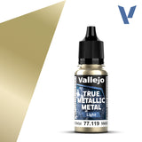 Vallejo True Metallic Metal Acrylic Paint - Light