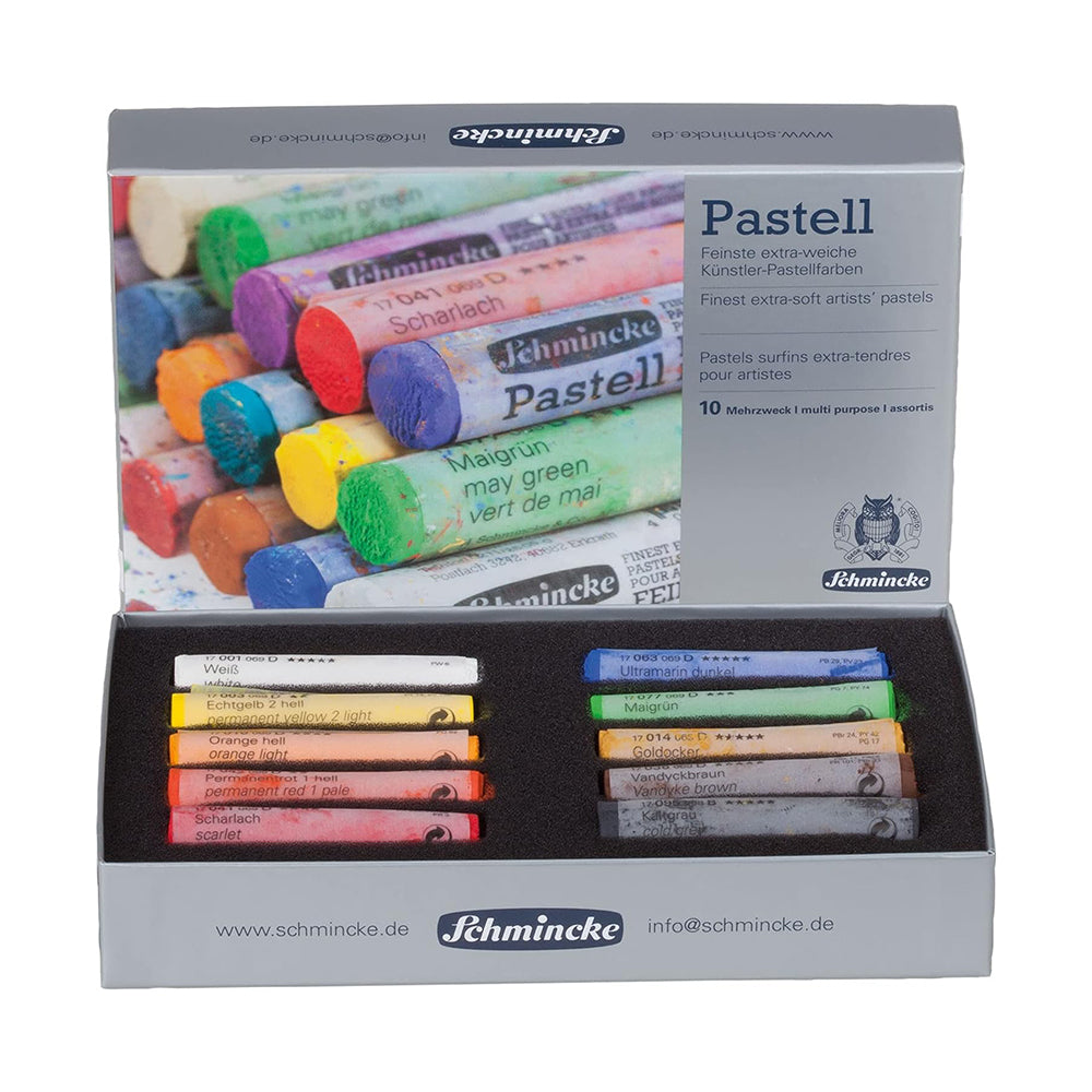 Schmincke Soft Pastel Set, 10 Colours