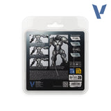 Vallejo True Metallic Metal Sterling Silver Acrylic Paint Set, 4x18 ml