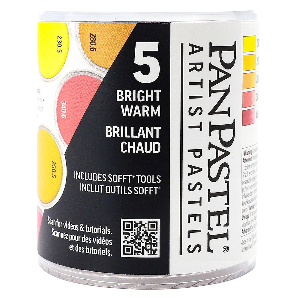 PanPastel Starter Bright Warm Set, 5 pcs.