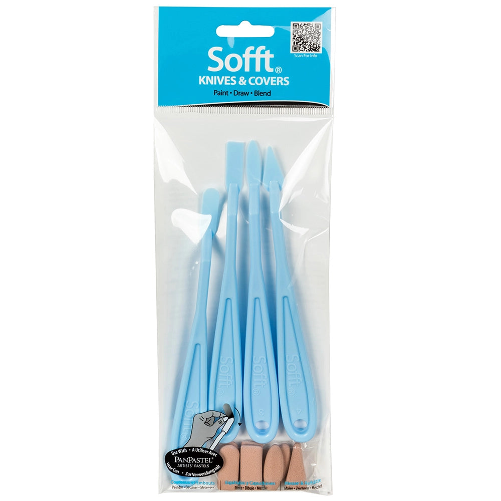 PanPastel Sofft Tools Set for Pastels - Mixed Covers & Knives