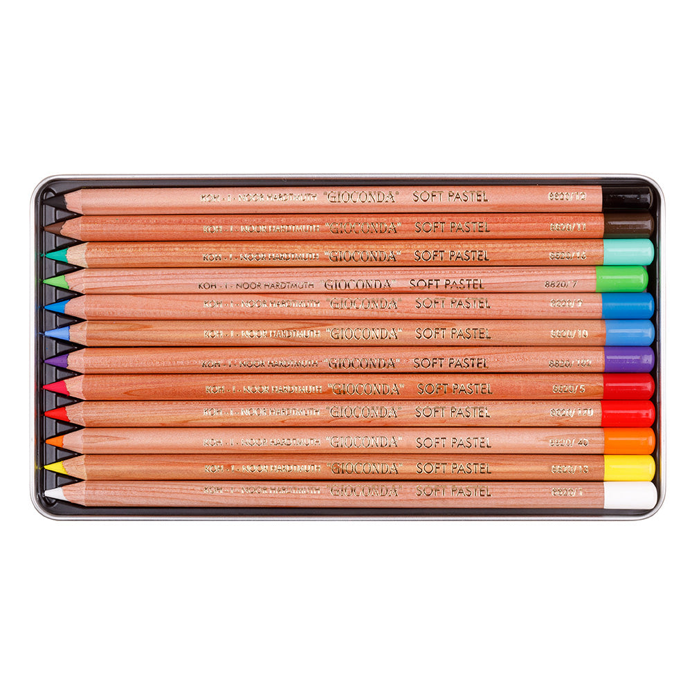 Koh-I-Noor Gioconda Soft Pastel Pencils Set, 12 pcs.