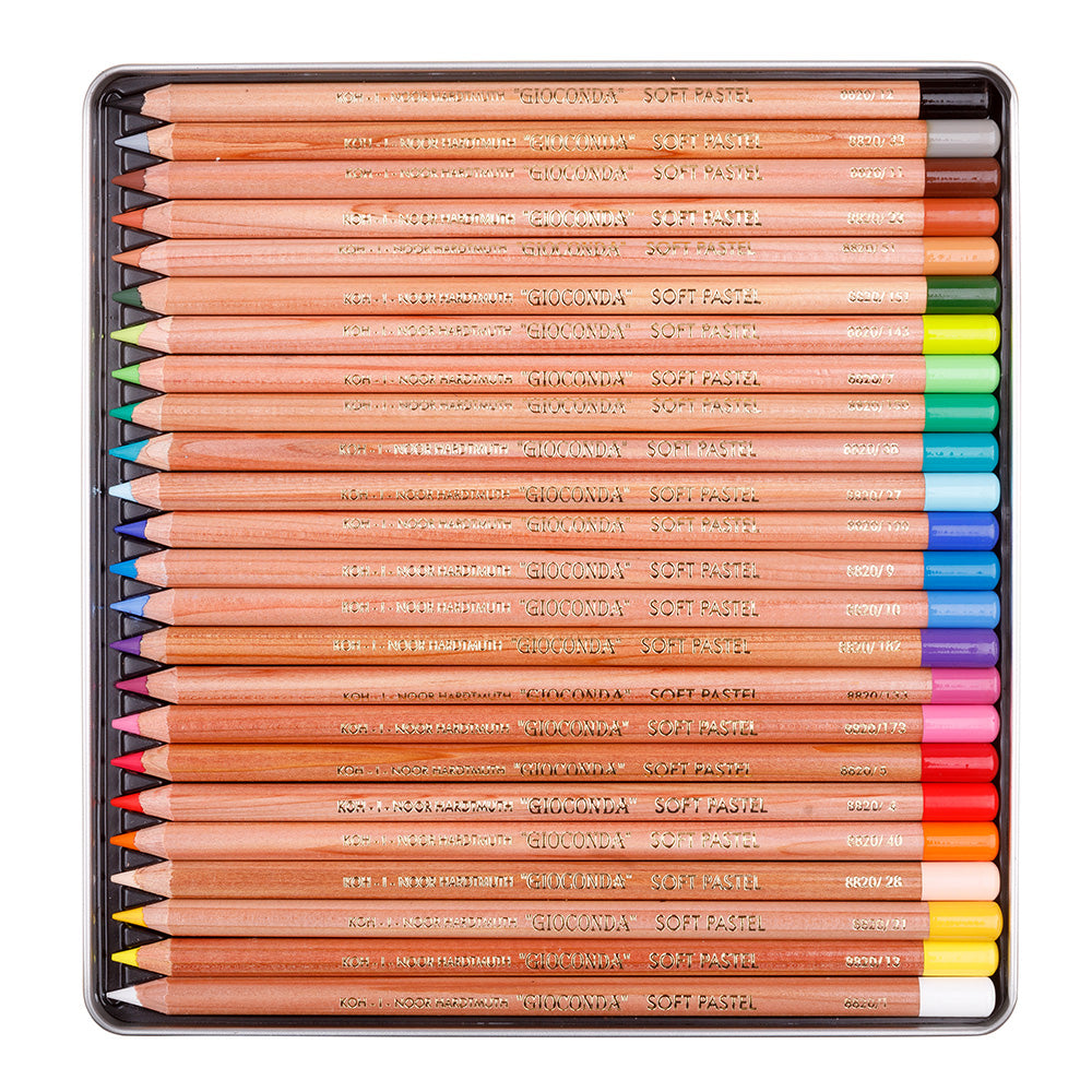 Koh-I-Noor Gioconda Soft Pastel Pencils Set, 24 pcs.