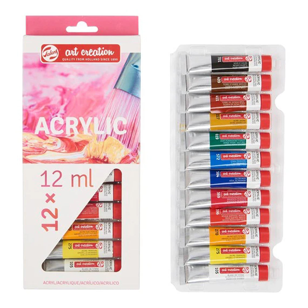 Talens Art Creation Acrylic Paint Set, 12x12 ml