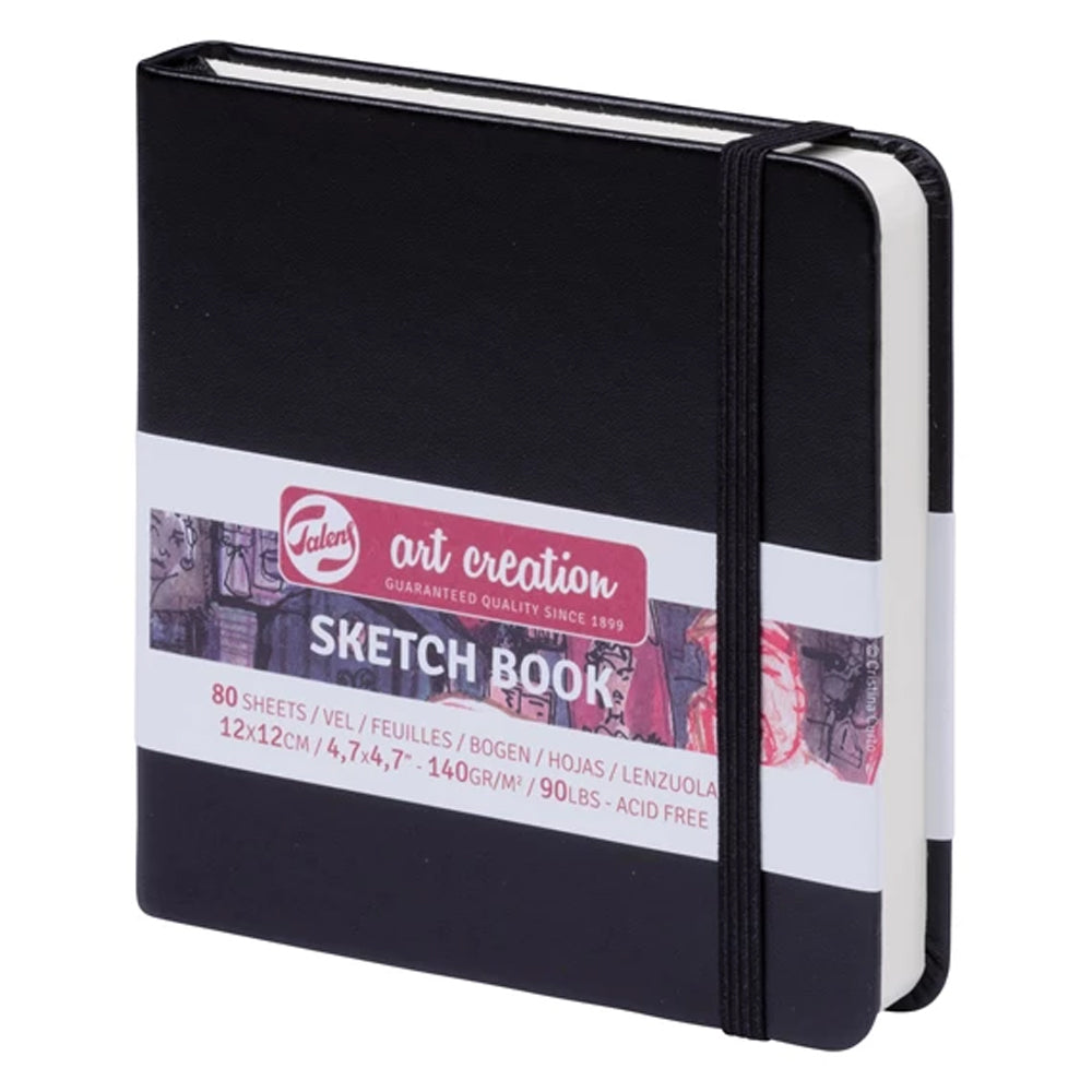 Talens Art Creation Black Sketchbook, 80 Sheets, 140 gsm