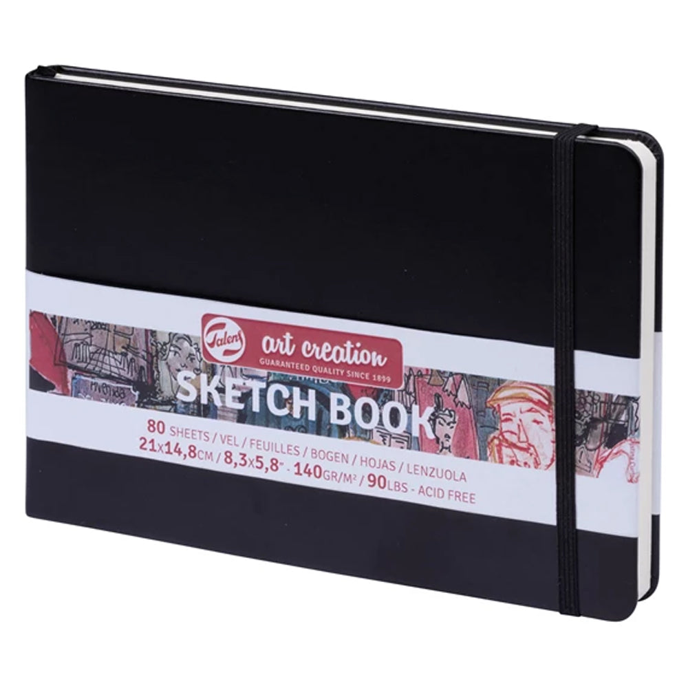 Talens Art Creation Black Sketchbook, 80 Sheets, 140 gsm