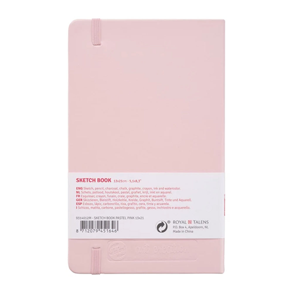 Talens Art Creation Pastel Pink Sketchbook, 80 Sheets, 140 gsm