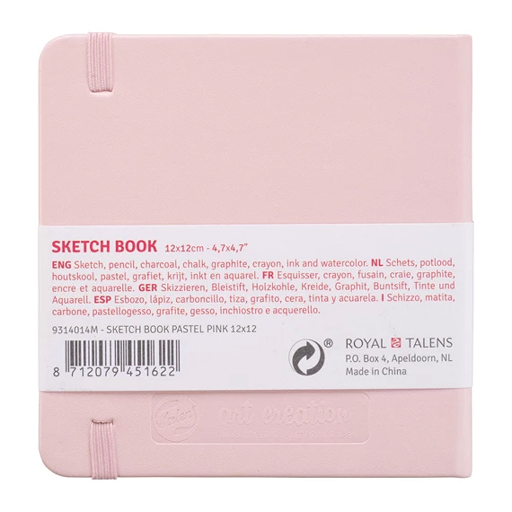 Talens Art Creation Pastel Pink Sketchbook, 80 Sheets, 140 gsm