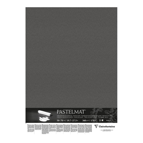 Clairefontaine Pastelmat Coloured Paper Pack, 5 pcs.