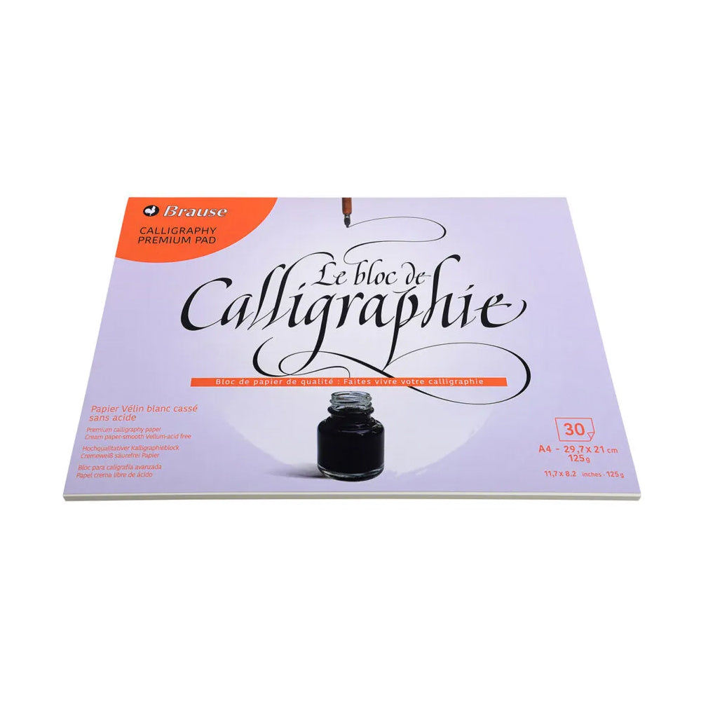 Brause Calligraphy Pad, 30 Sheets, 125 gsm