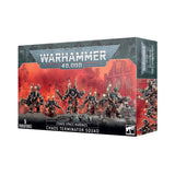 Warhammer 40,000 Chaos Space Marines: Chaos Terminator Squad Miniature Set