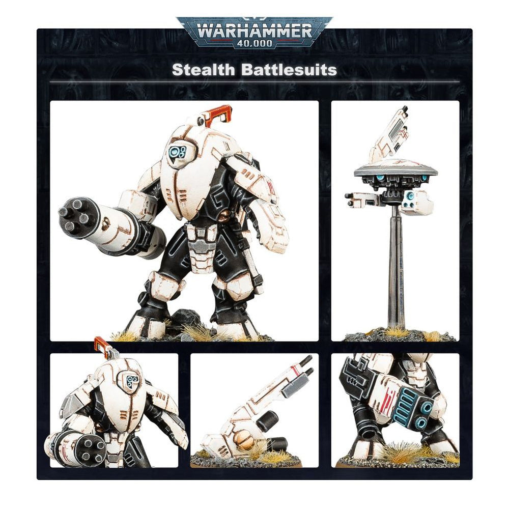 Warhammer 40,000 XV25 Stealth Battlesuits Miniature Set