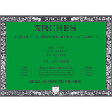 Arches Watercolour Paper Block, Cold Pressed, 300 gsm, 100% Cotton, 20 Sheets