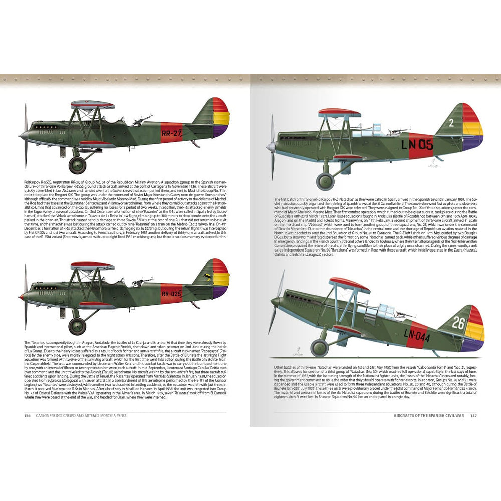 ABTEILUNG 502 Aircraft of the Spanish Civil War 1936-1939 Learning Book