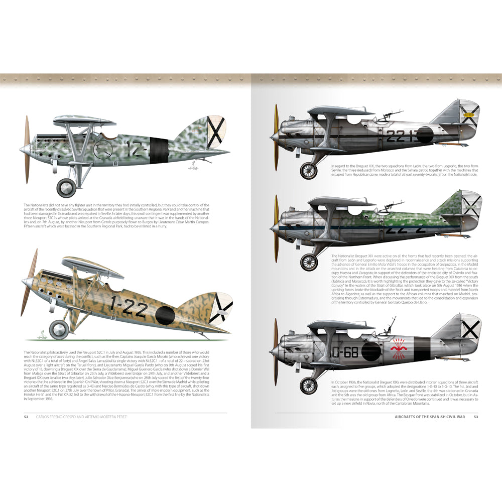 ABTEILUNG 502 Aircraft of the Spanish Civil War 1936-1939 Learning Book