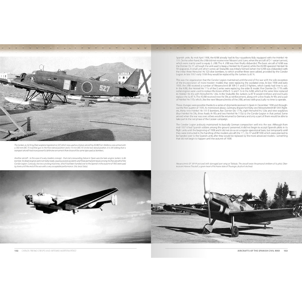 ABTEILUNG 502 Aircraft of the Spanish Civil War 1936-1939 Learning Book