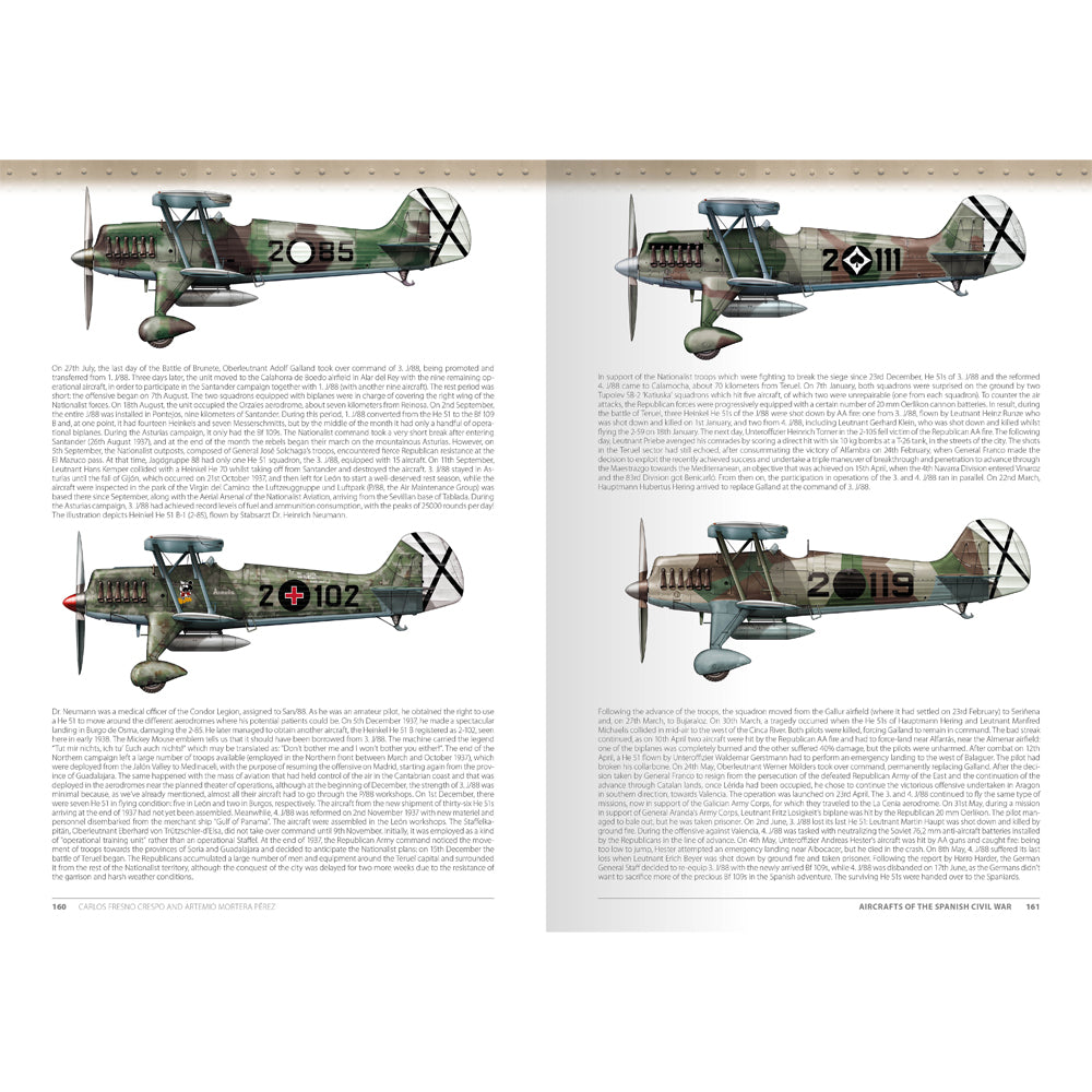 ABTEILUNG 502 Aircraft of the Spanish Civil War 1936-1939 Learning Book