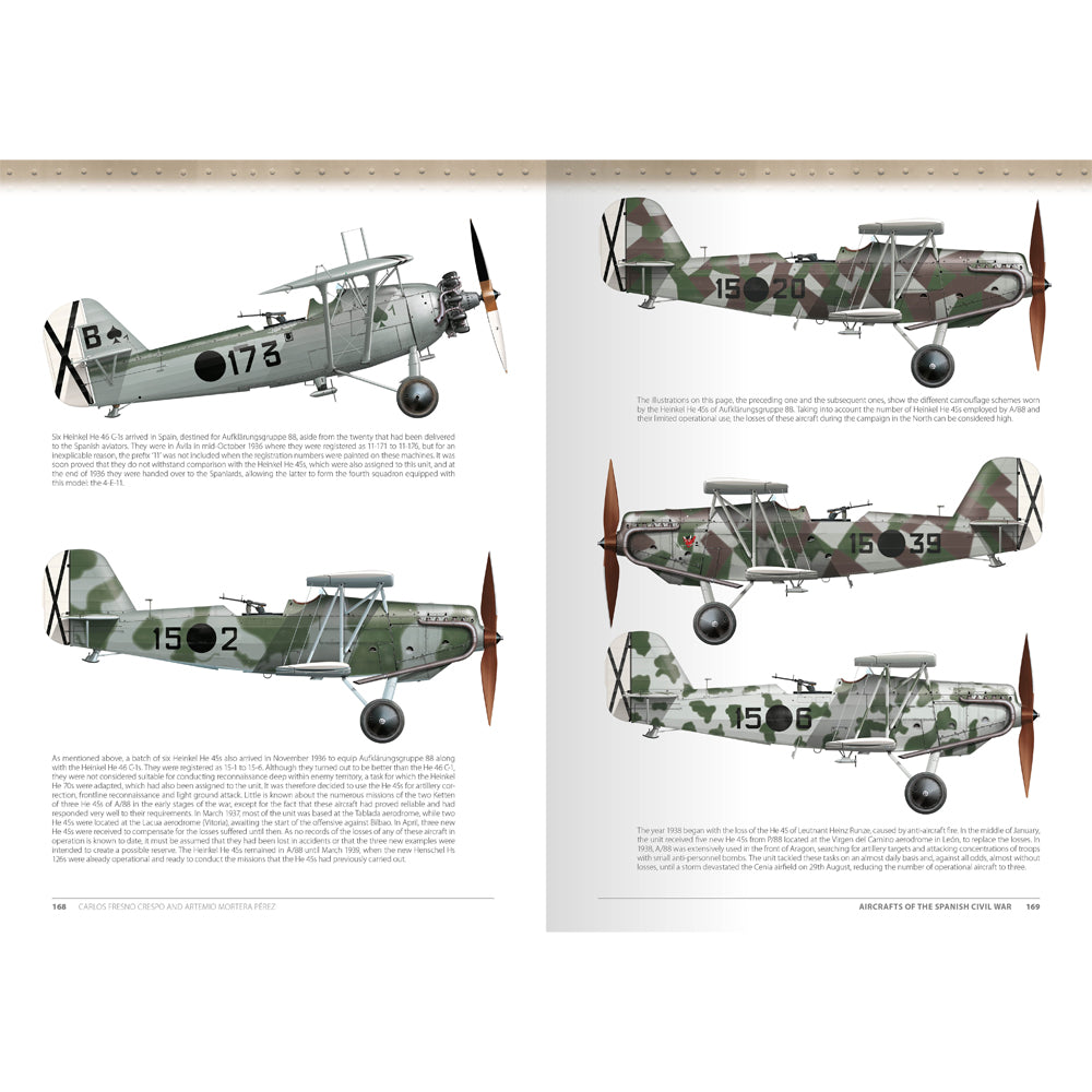 ABTEILUNG 502 Aircraft of the Spanish Civil War 1936-1939 Learning Book